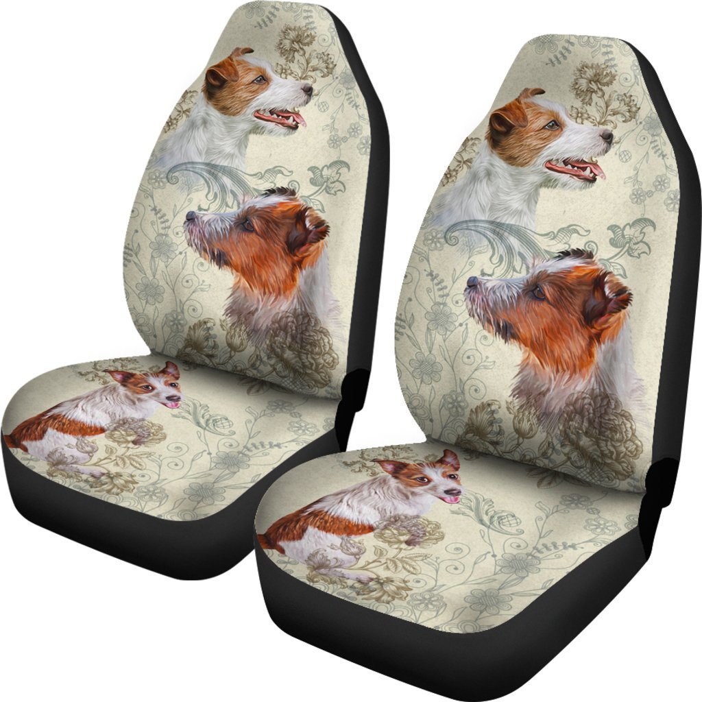 Vintage Jack Russell Terrier Universal Fit Car Seat Covers