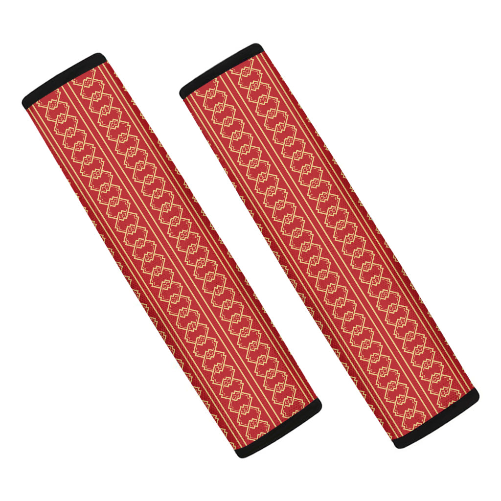 Vintage Japanese Pattern Print Car Seat Belt Covers