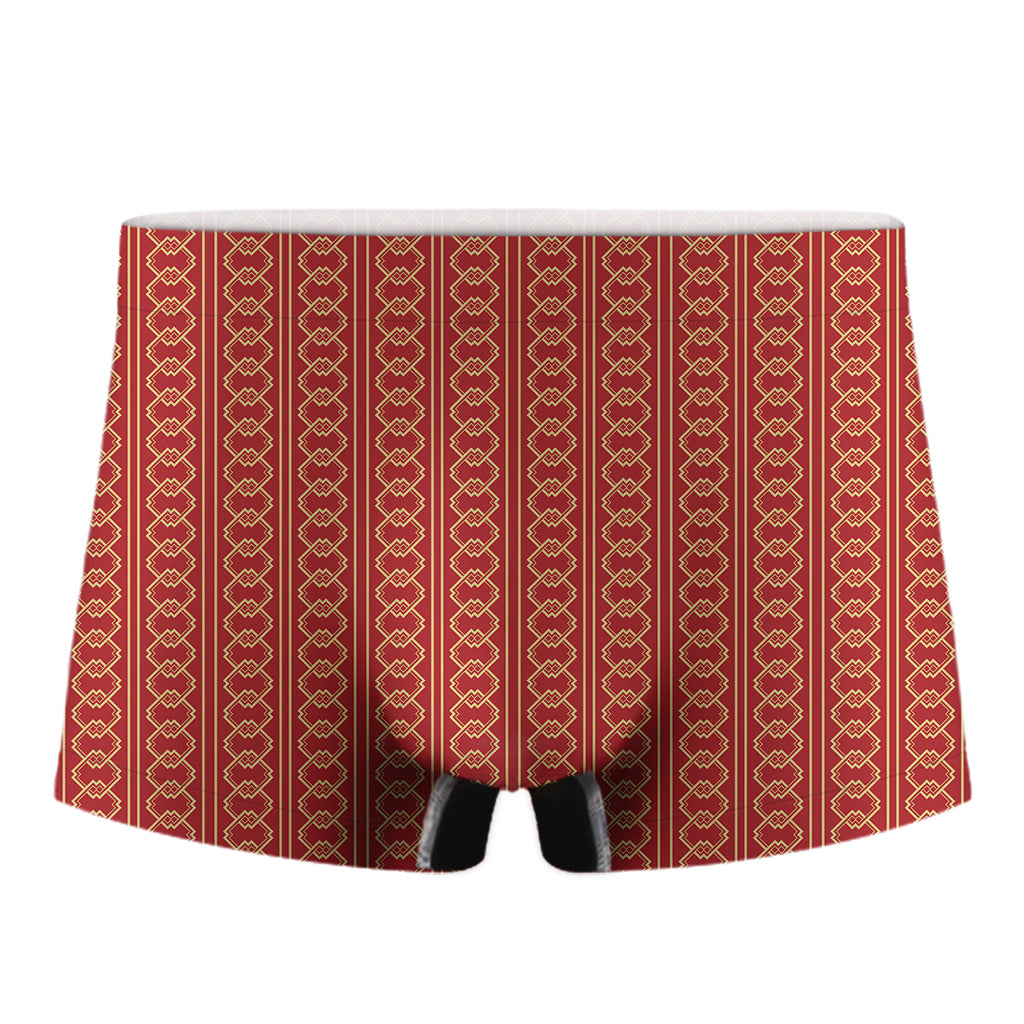 Vintage Japanese Pattern Print Men's Boxer Briefs