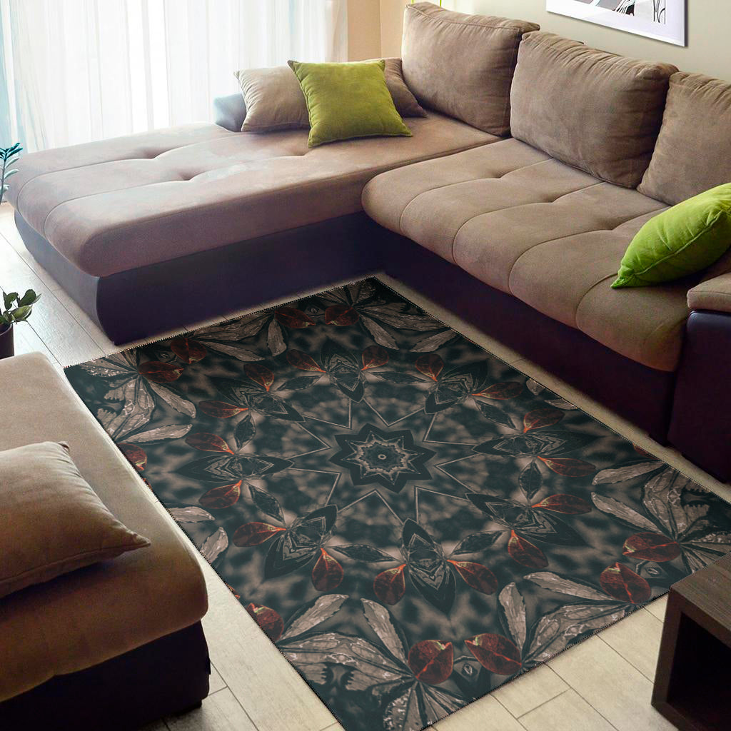 Vintage Kaleidoscope Print Area Rug