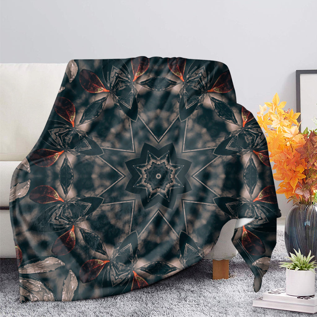 Vintage Kaleidoscope Print Blanket