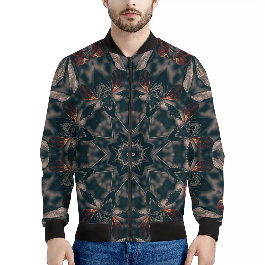 Vintage Kaleidoscope Print Men's Bomber Jacket