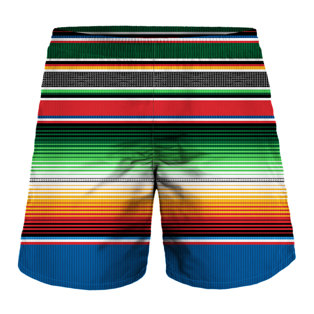 Vintage Mexican Blanket Pattern Print Men's Shorts