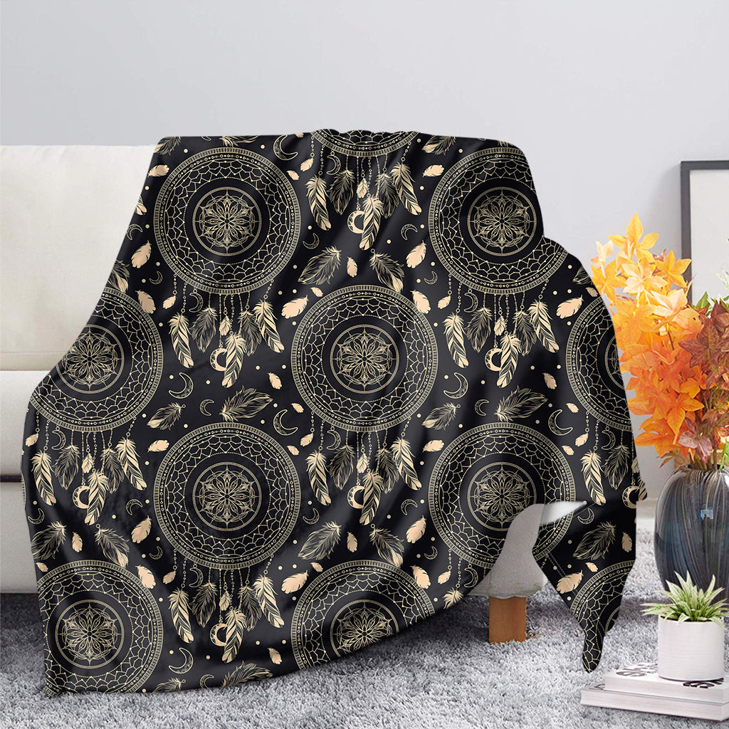 Vintage Native Dream Catcher Print Blanket