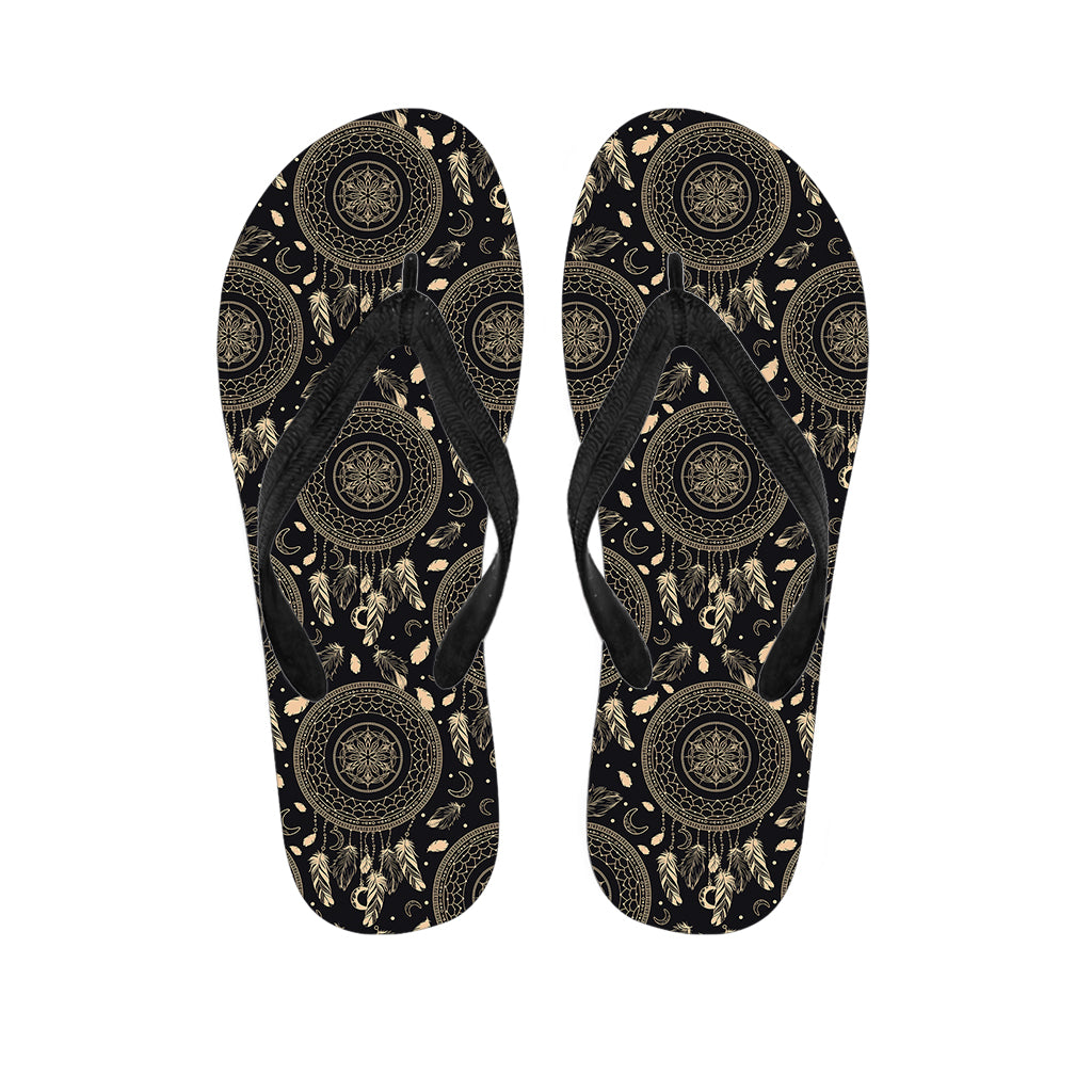 Vintage Native Dream Catcher Print Flip Flops