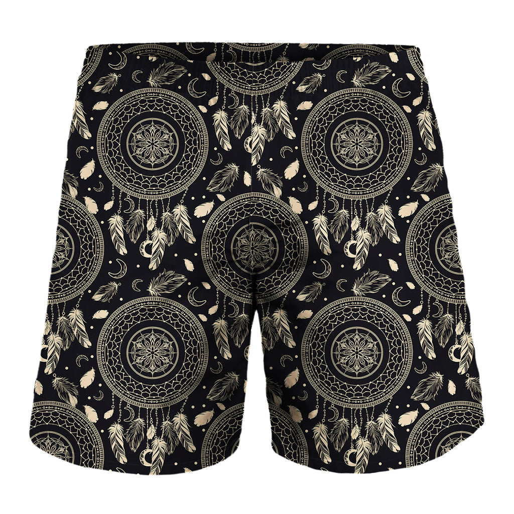 Vintage Native Dream Catcher Print Men's Shorts