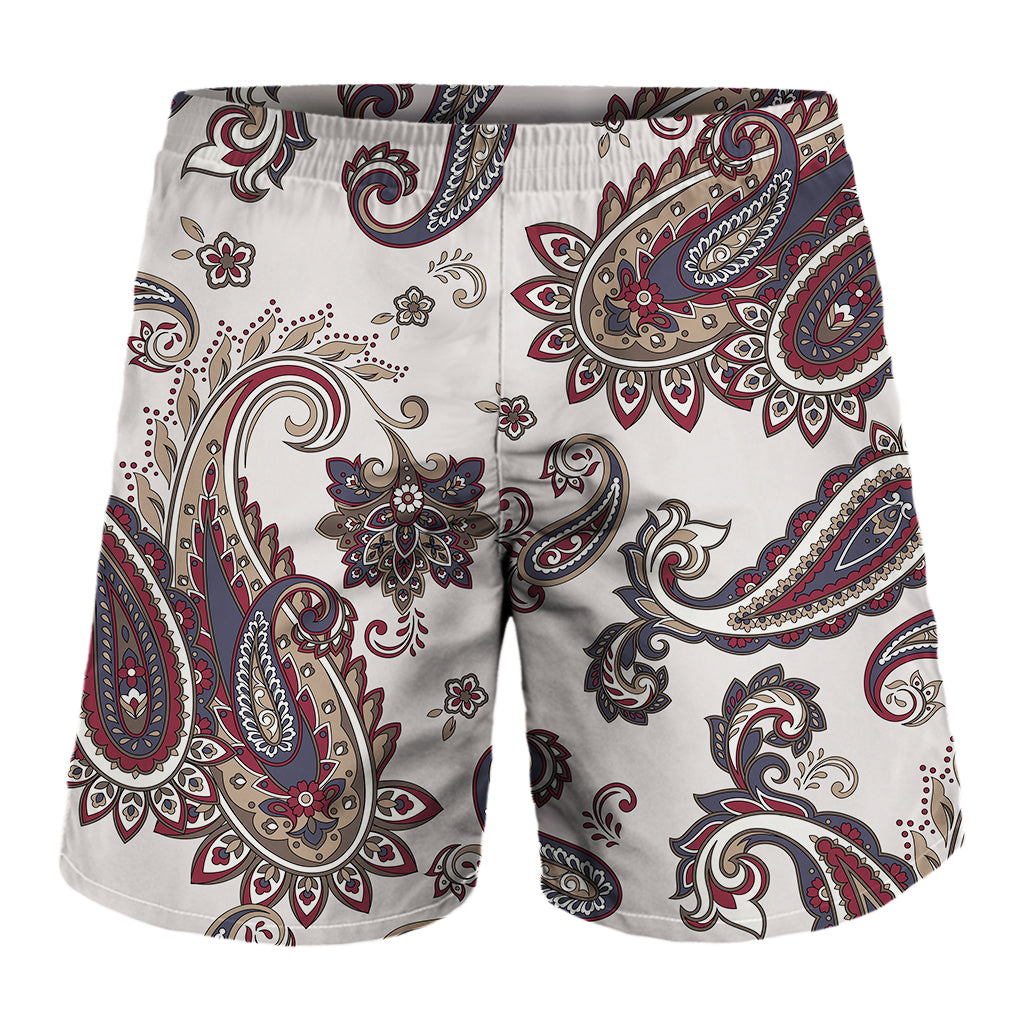 Vintage Paisley Pattern Print Men's Shorts