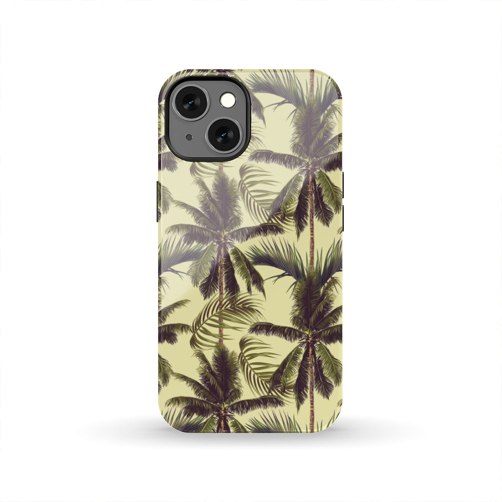 Vintage Palm Tree Pattern Print Tough Phone Case