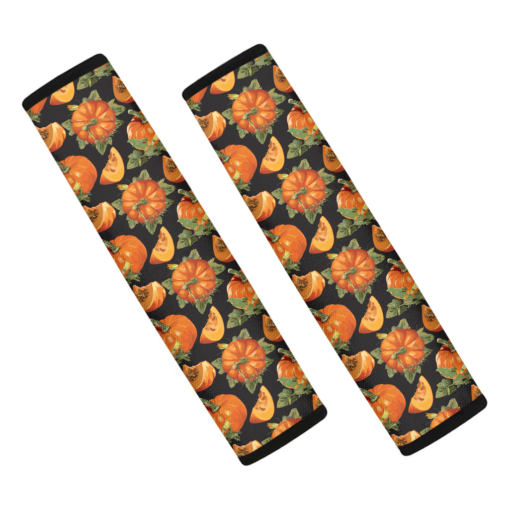 Vintage Pumpkin Pattern Print Car Seat Belt Covers