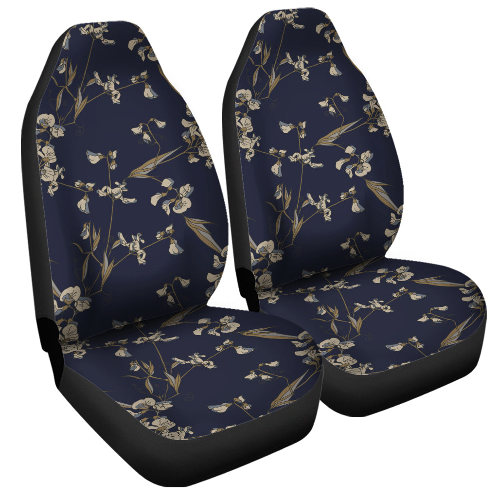 Vintage Sweet Pea Pattern Print Universal Fit Car Seat Covers