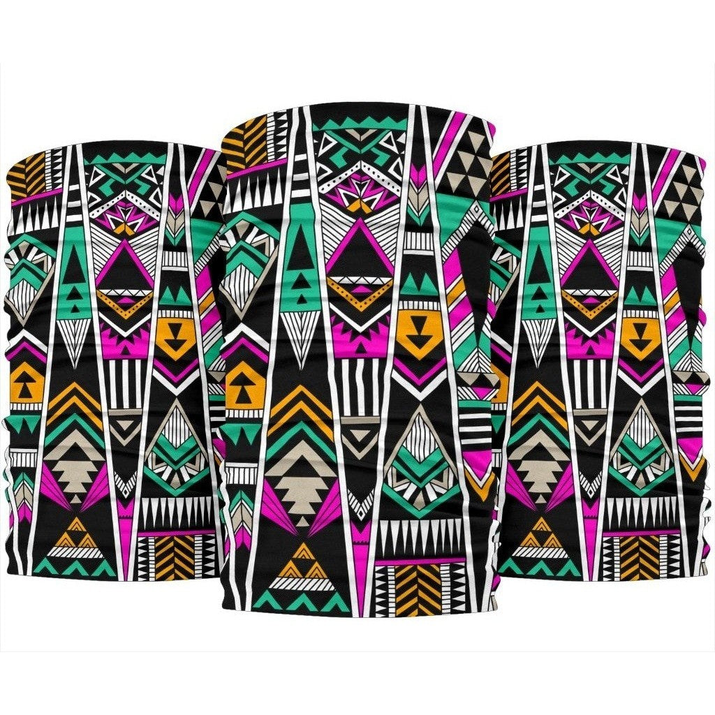 Vintage Tribal Aztec Pattern Print 3-Pack Bandanas