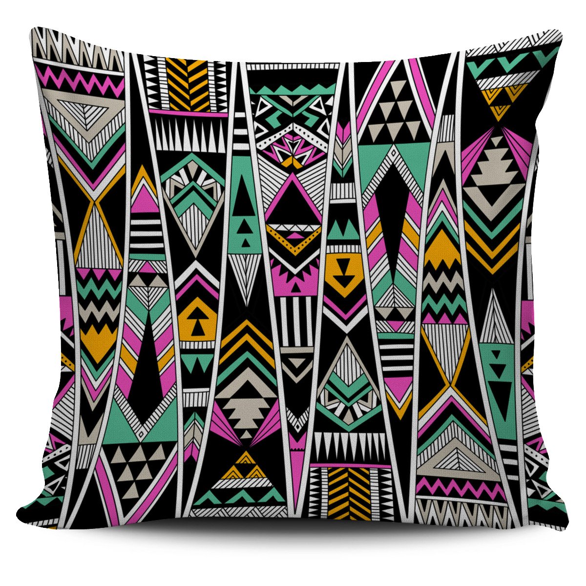 Vintage Tribal Aztec Pattern Print Pillow Cover