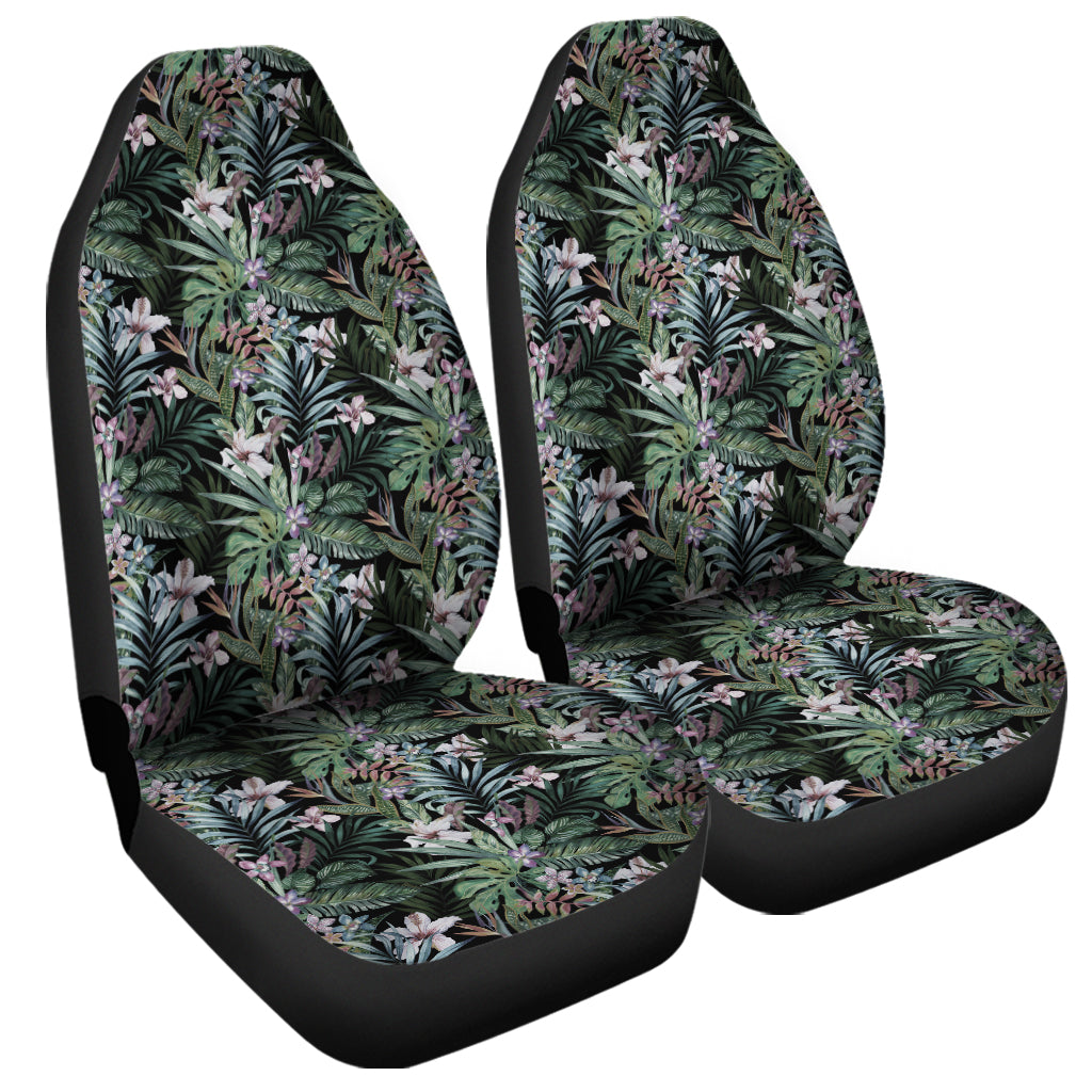 Vintage Tropical Floral Print Universal Fit Car Seat Covers