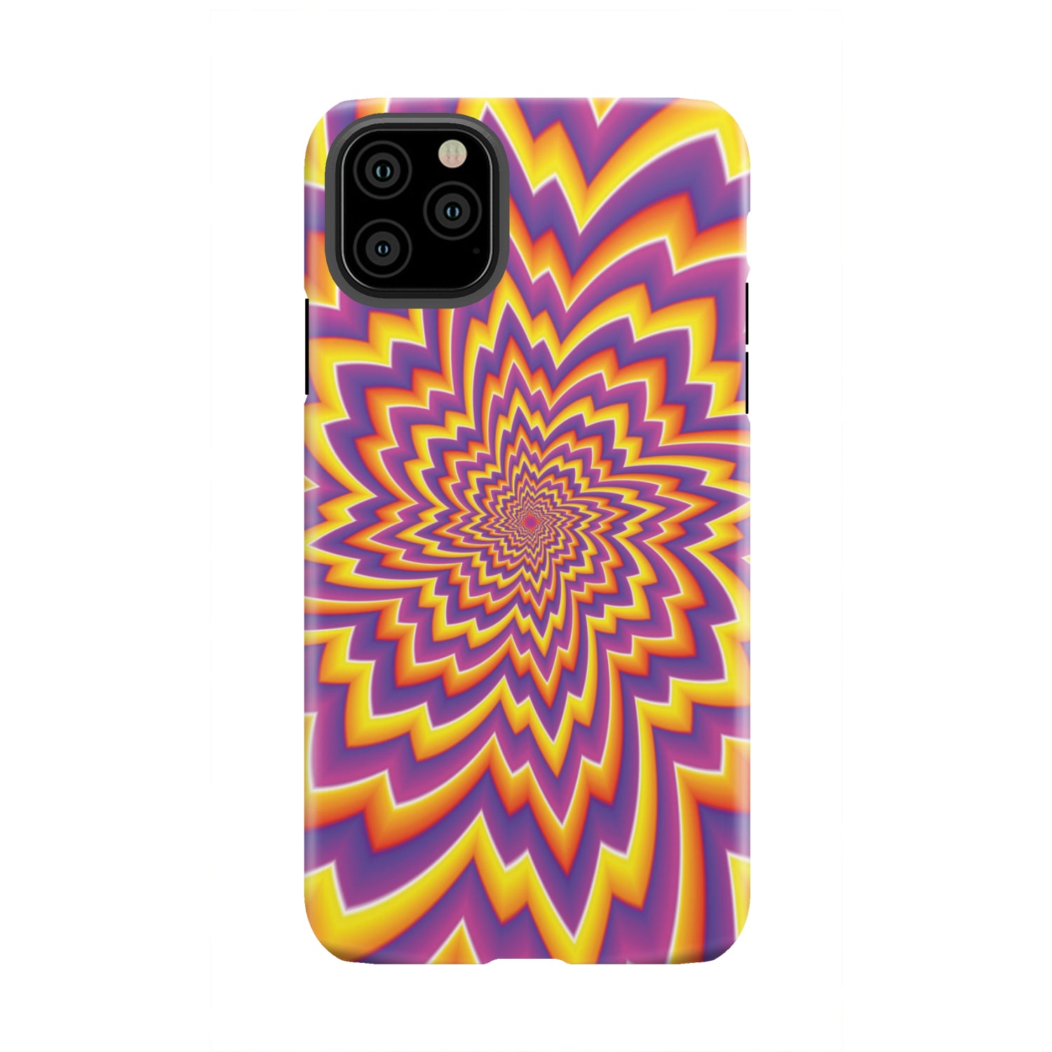 Yellow Expansion Moving Optical Illusion Tough Phone Case