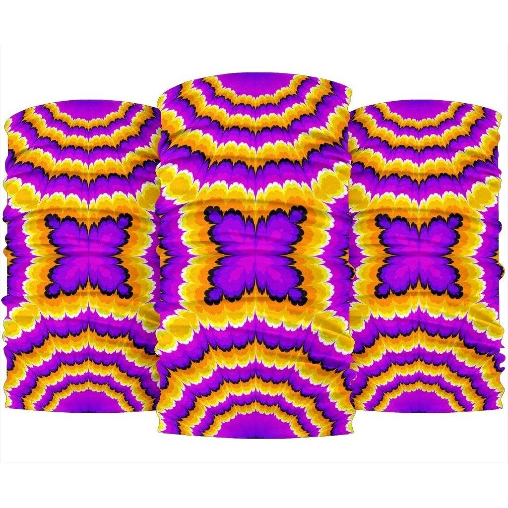 Yellow Explosion Moving Optical Illusion 3-Pack Bandanas