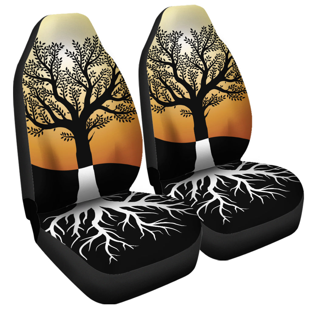 Yin Yang Tree Of Life Print Universal Fit Car Seat Covers