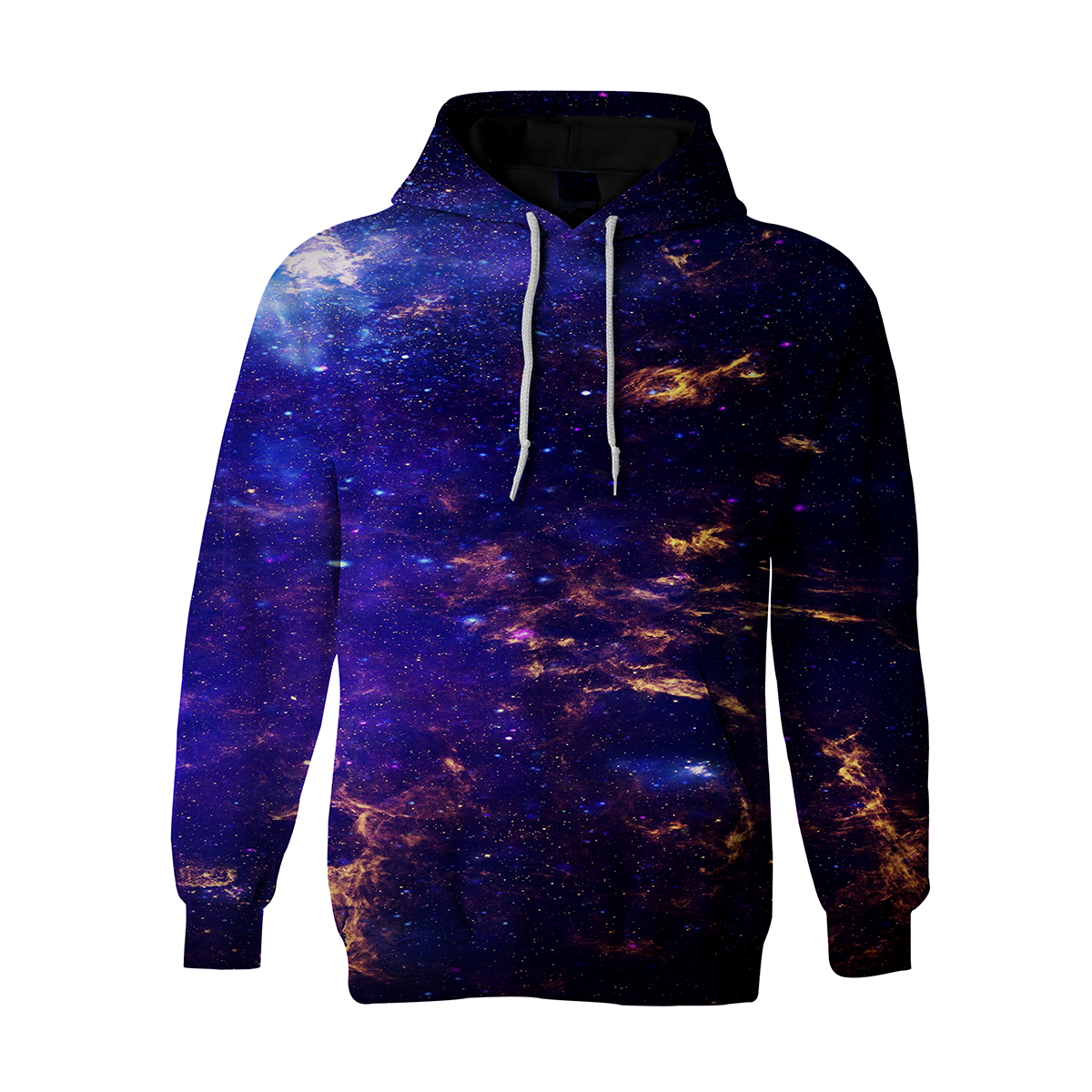 3D Starry Sky Print Long Sleeve Casual Pullover Hoodie 3D Print Full S-5XL