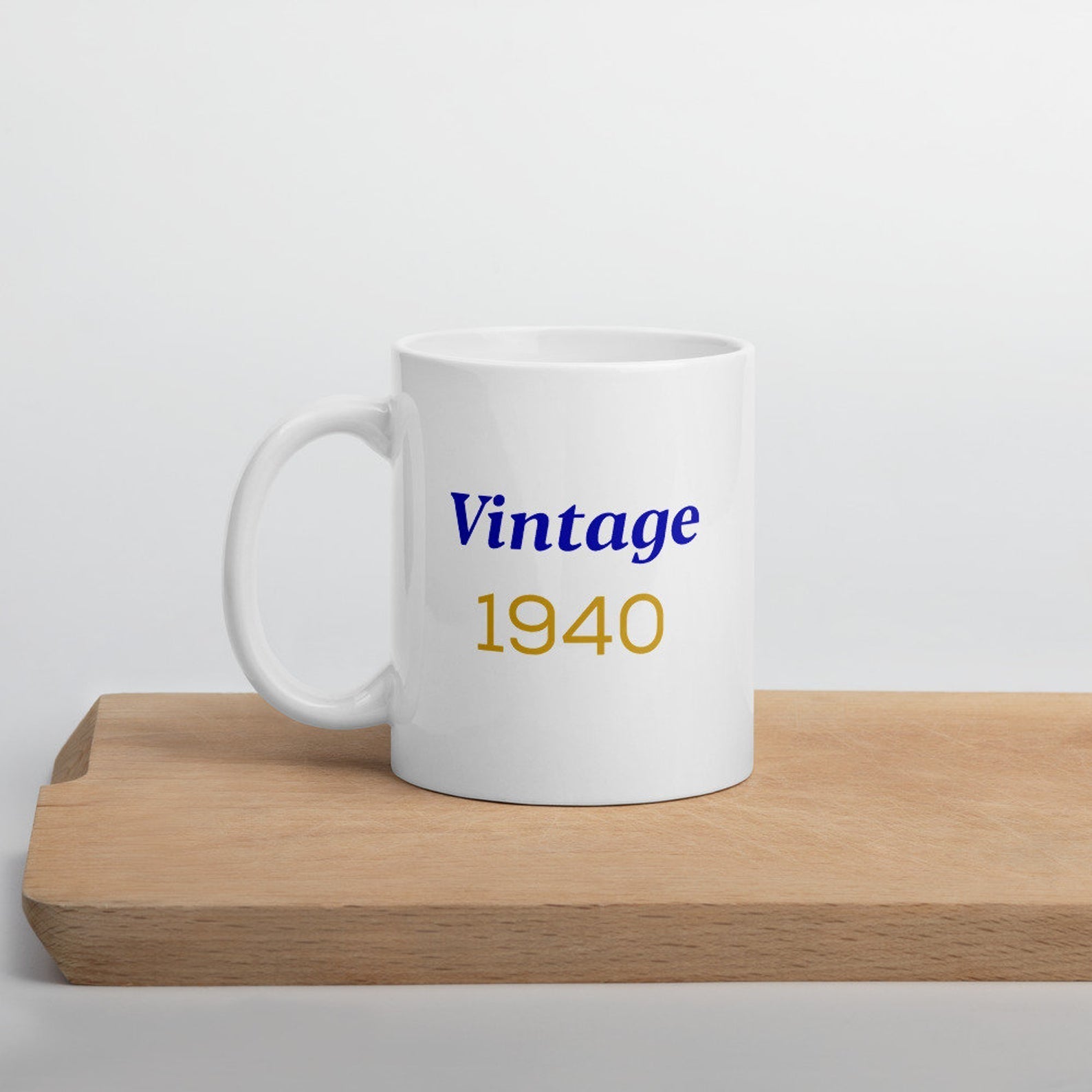 81Th Birthday Vintage 1940 81Th Birthday Gift 81Th Birthday Party Mug White Ceramic 11-15Oz Coffee Tea Cup