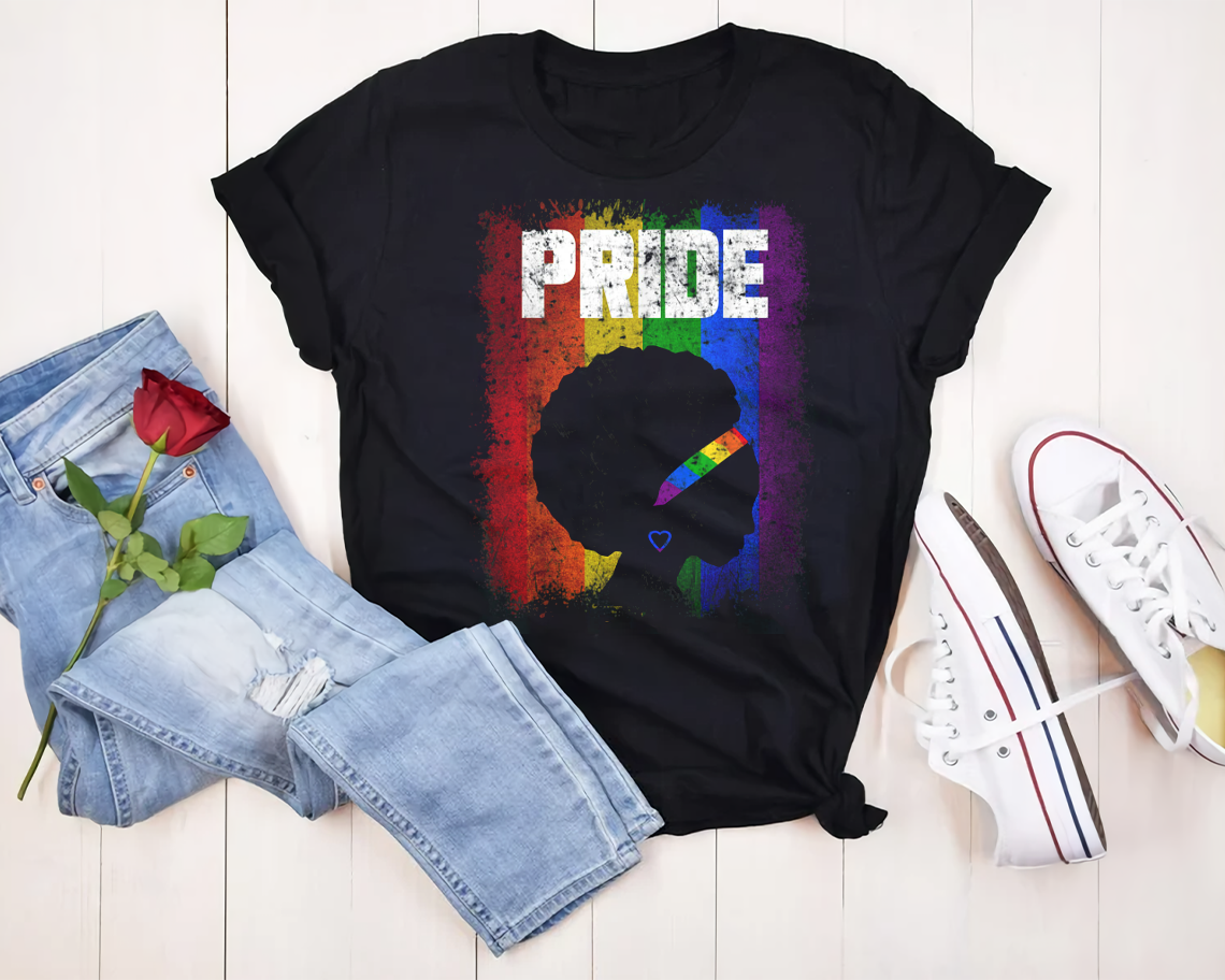 African American Gay Pride Lgbt Awareness T-shirt Unisex S-6xl