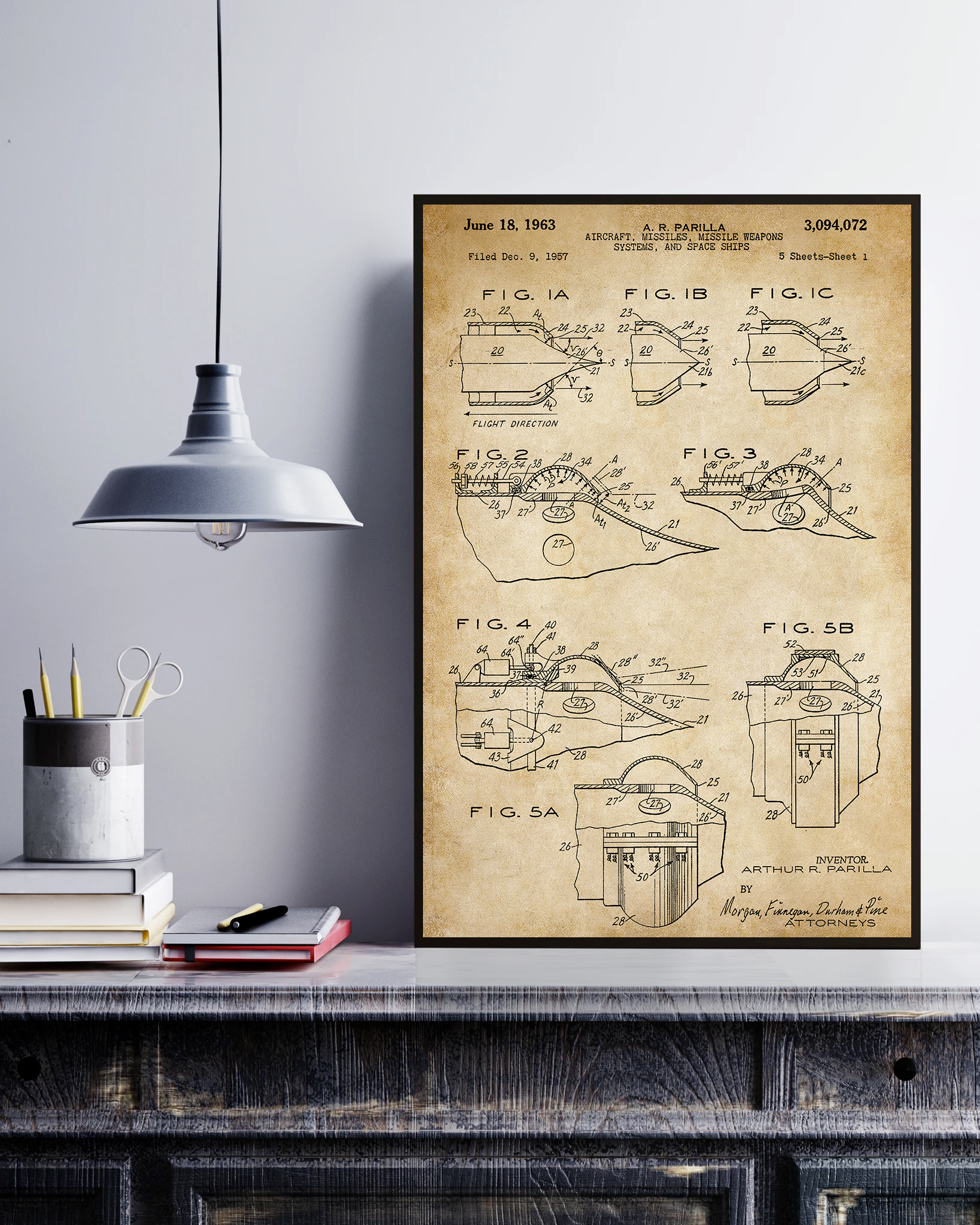 Aircraft, Missiles, Missile Weapons Systems, And Space Ships Poster No Frame