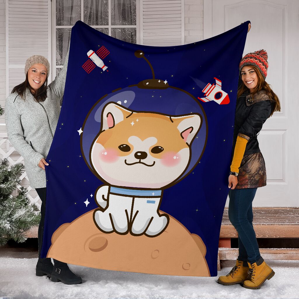 Akita Fleece Blanket