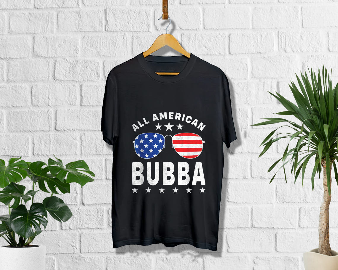 All American Bubba 4th Of July Sunglasses And Stars T-shirt Unisex S-6xl