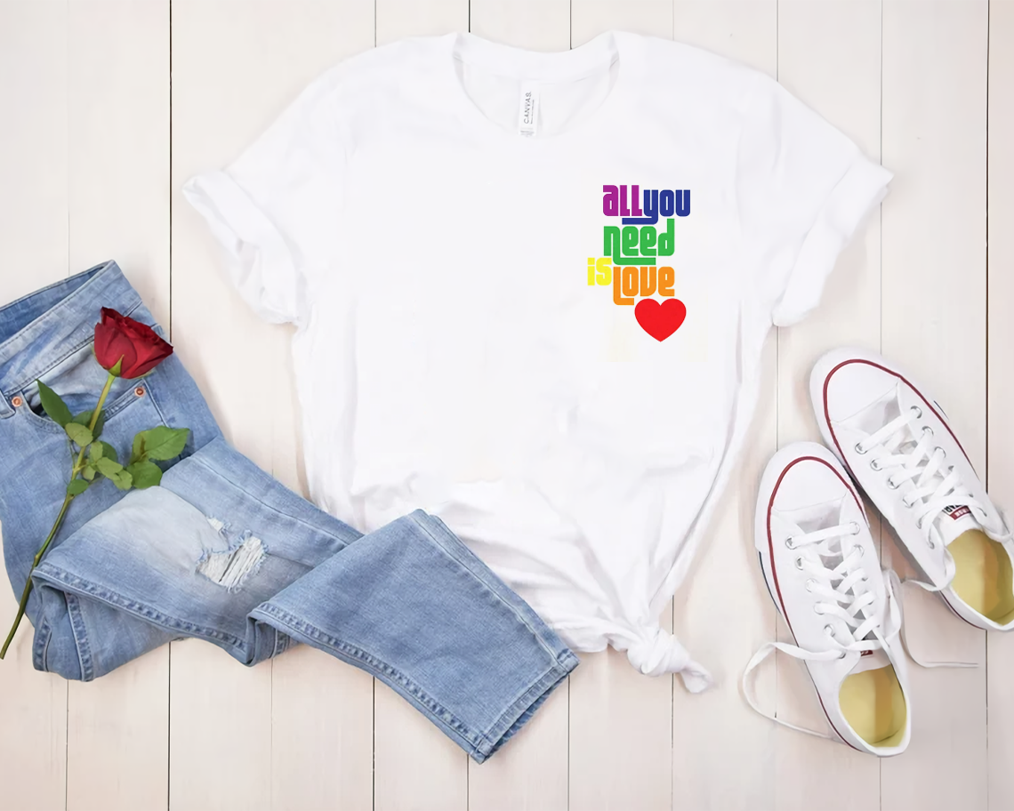 All You Need Is Love Gay Pride Gay Lgbt T-shirt Unisex S-6xl