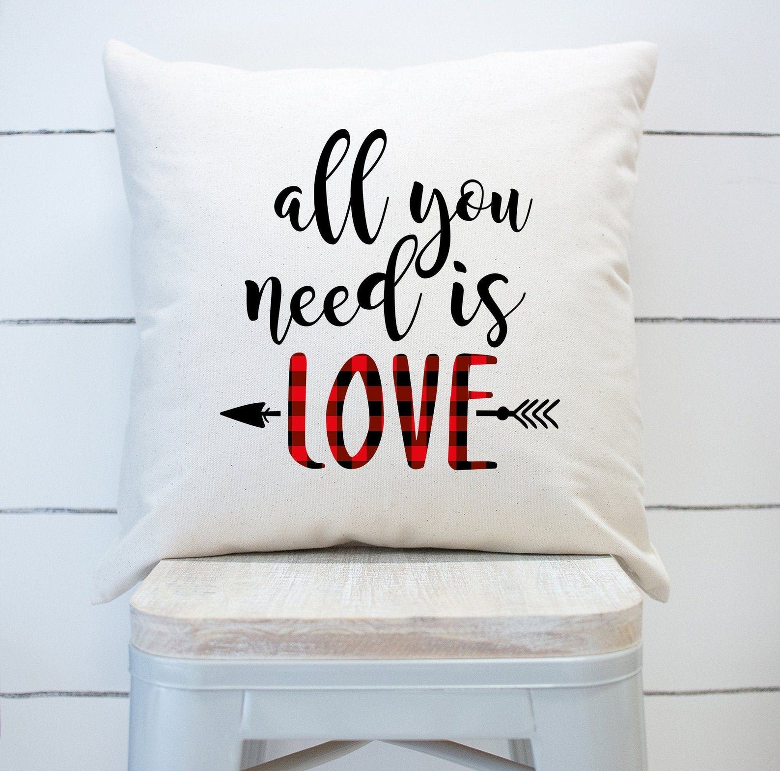 All You Need Is Love Pillow, Valentines Day Pillow, Valentines Day Decor