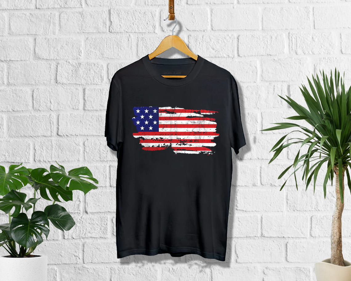 America Patriotic Flag Happy 4th Of July Usa Independence T-shirt Unisex S-6xl