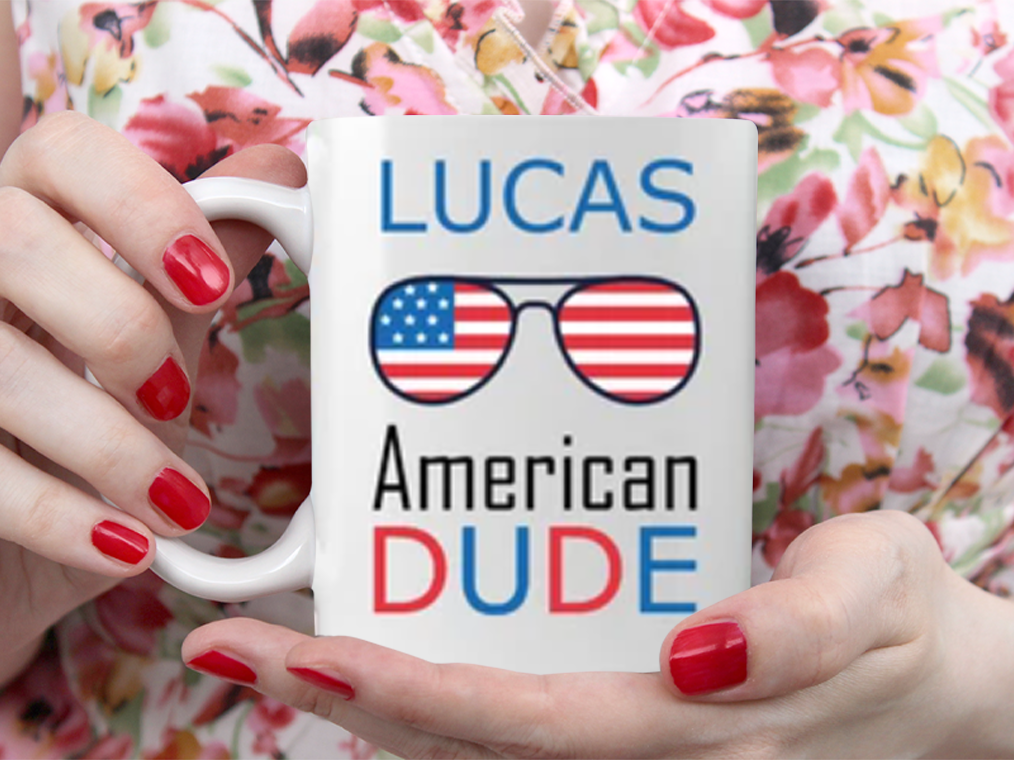 American Dude S Custom Name Loca Mug White Ceramic 11-15oz Coffee Tea Cup