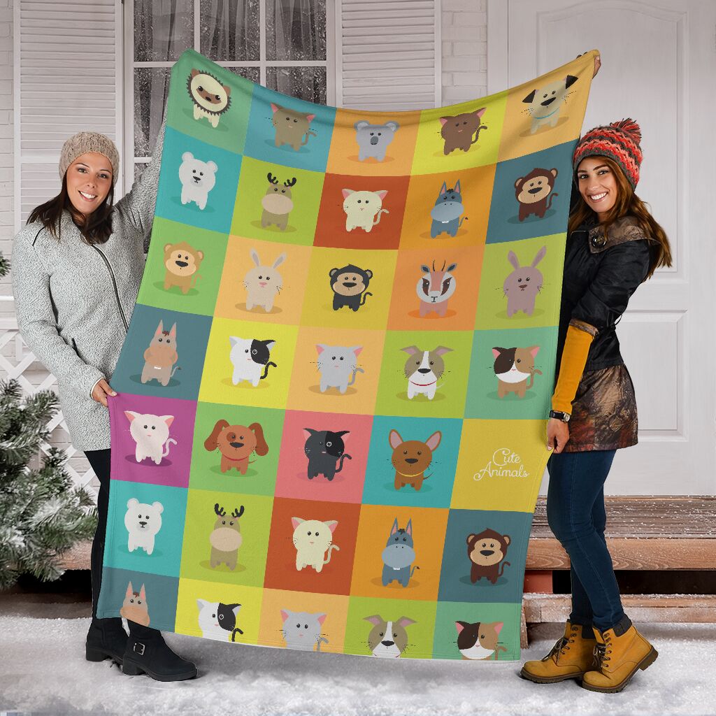 Animal S Fleece Blanket