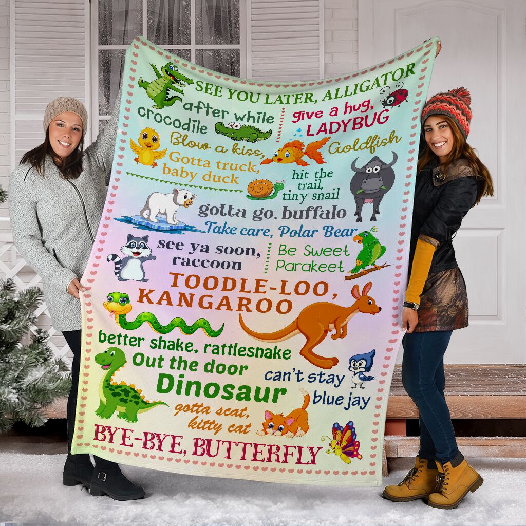 Animals Fleece Blanket Bf1711