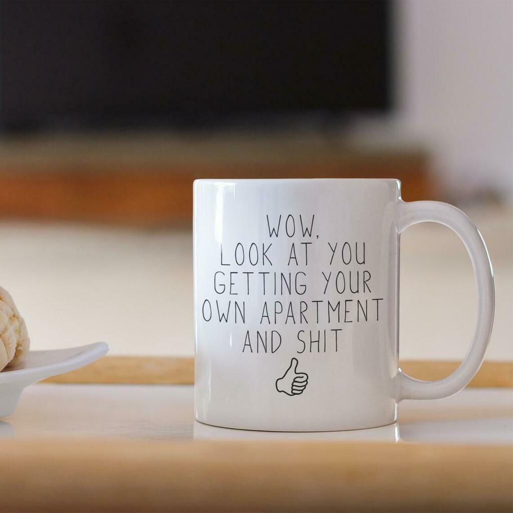 Apartment For New Housewarming Mug White Ceramic 11-15oz Coffee Tea Cup