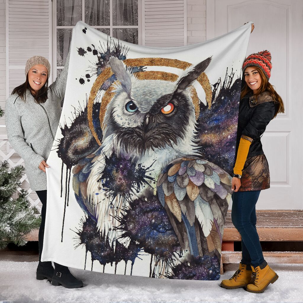 Awesome Owl Fleece Blanket