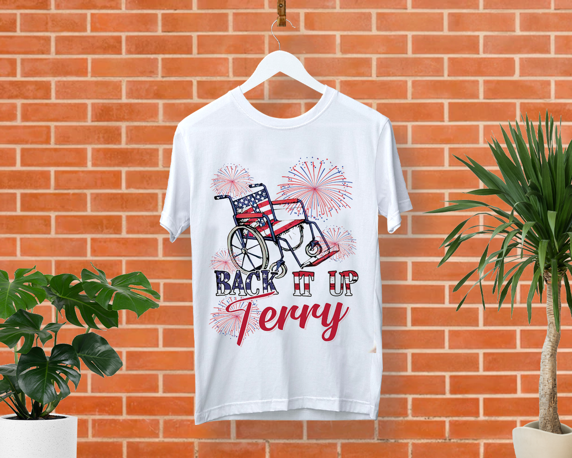 Back It Up Terry 4th Of July Fireworks Independence Day T-shirt Unisex S-6xl