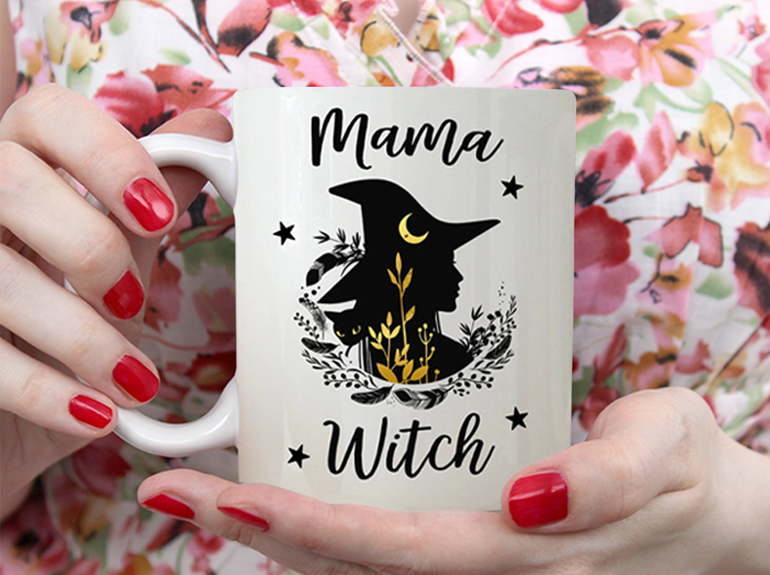 Baddest Witch In The Coven Mug White Ceramic 11-15oz Coffee Tea Cup