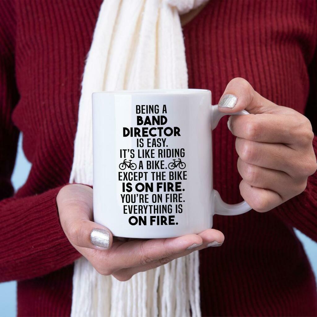 Band Director Band Director For Marching Band Present Mug White Ceramic 11-15oz Coffee Tea Cup