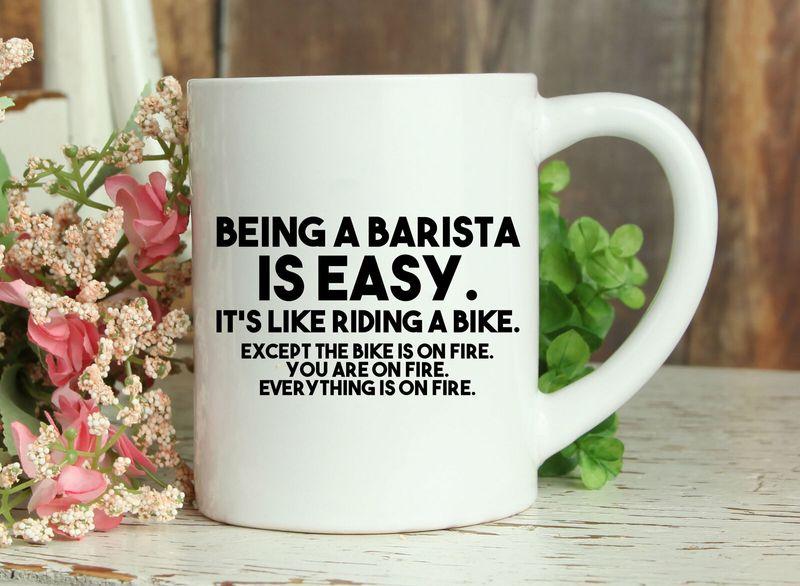 Barista Barista Funny For Barista Best Barista Barista Cup Mug White Ceramic 11-15oz Coffee Tea Cup