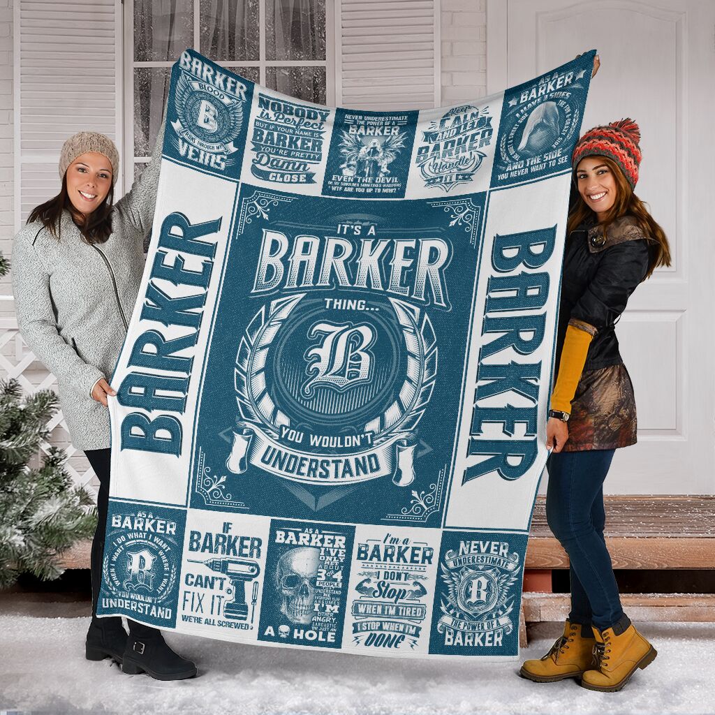 Barker Fleece Blanket