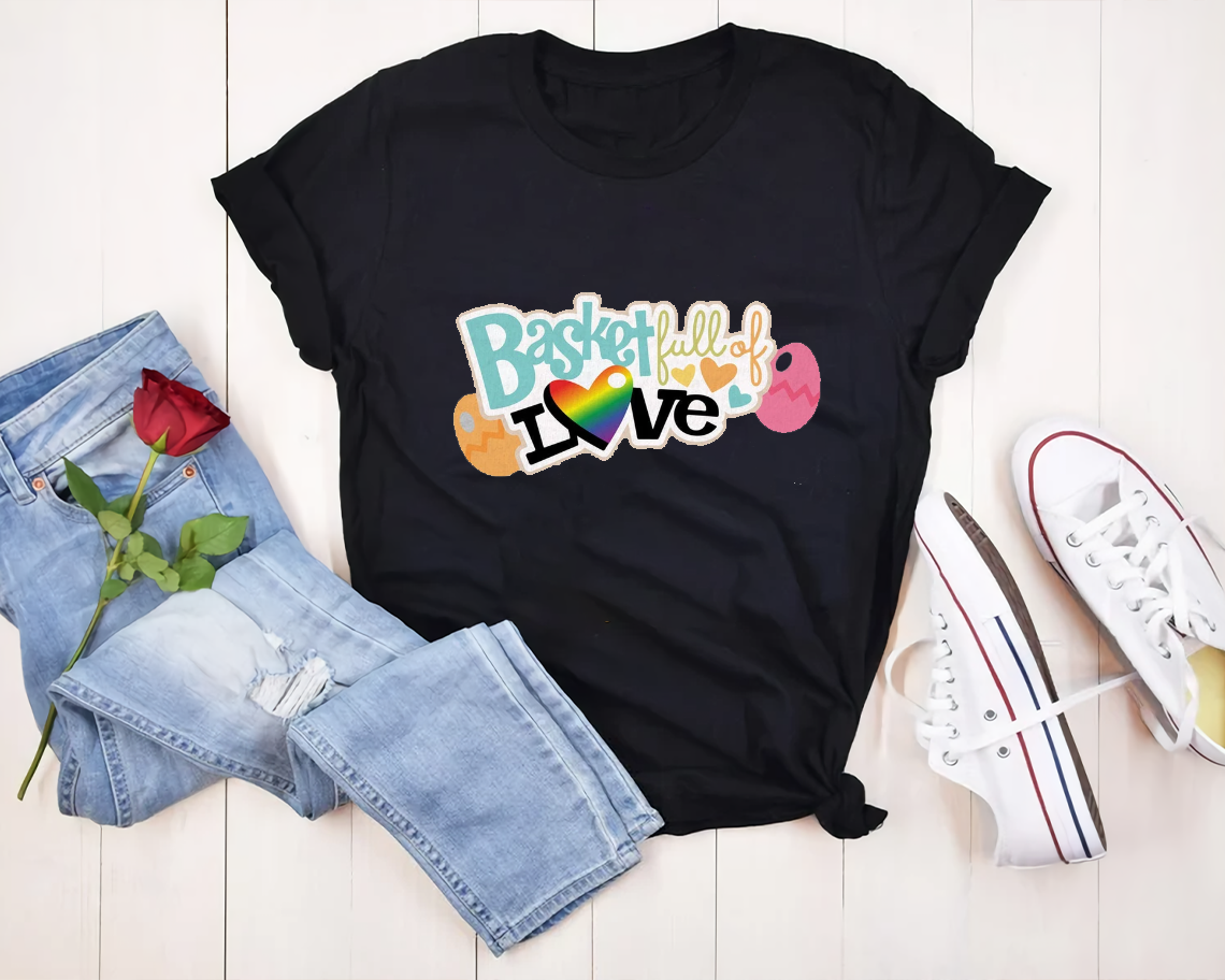 Basket Full Of Love Gay Easter Lgbt T-shirt Unisex S-6xl