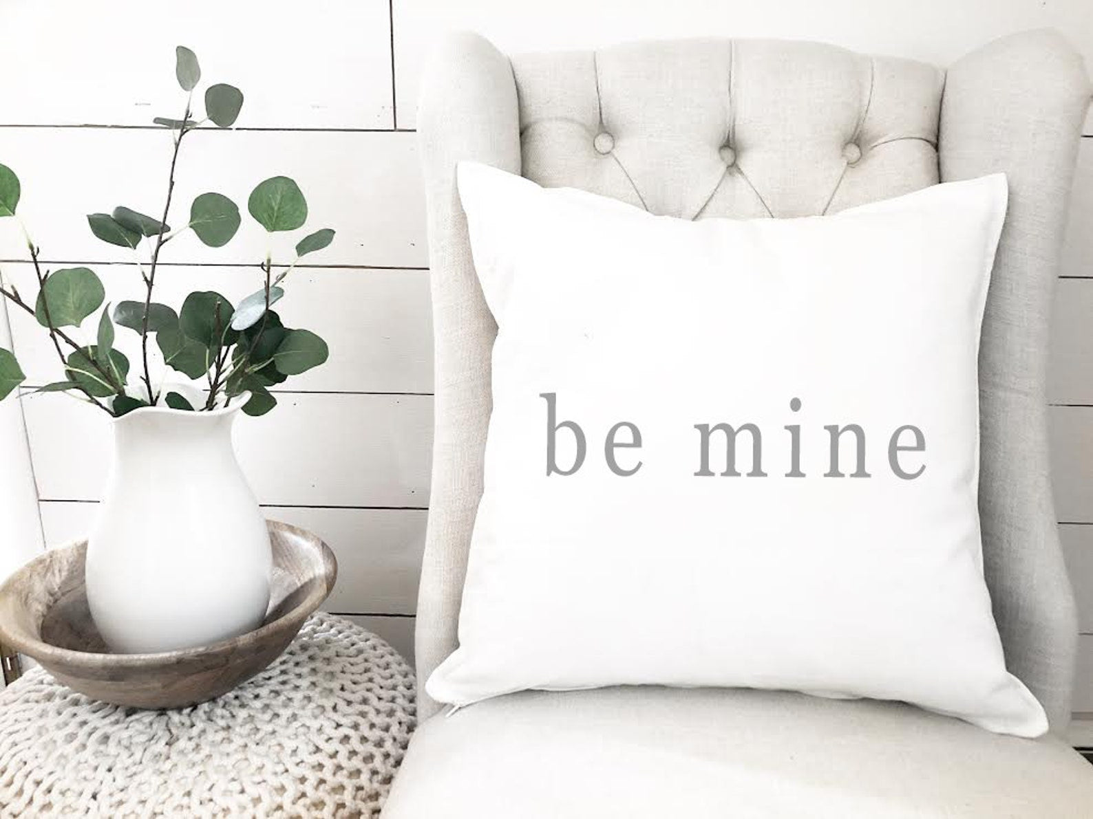 Be Mine Pillow, Gift for Wedding, Anniversary Gift, Valentine Pillow Decor Gift