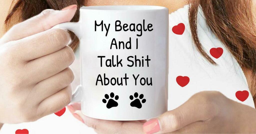 Beagle Beagle For Beagle Lover For Beagle Mom Mug White Ceramic 11-15oz Coffee Tea Cup