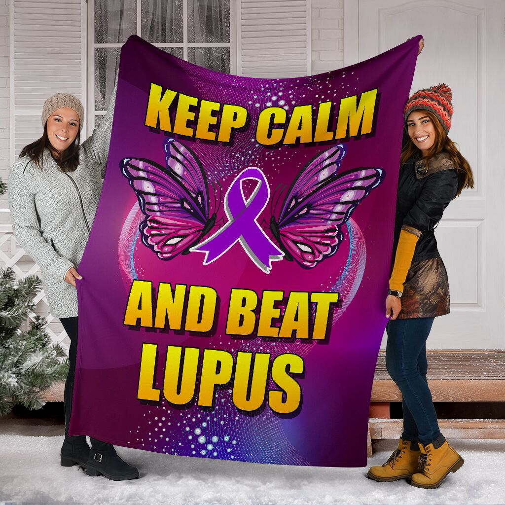 Beat Lupus Fleece Blanket