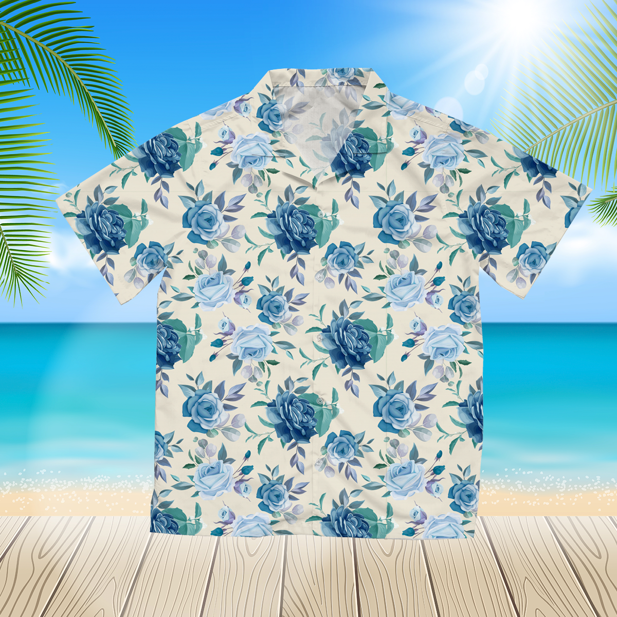 Beautiful floral 5 3d hawaii shirt for Men