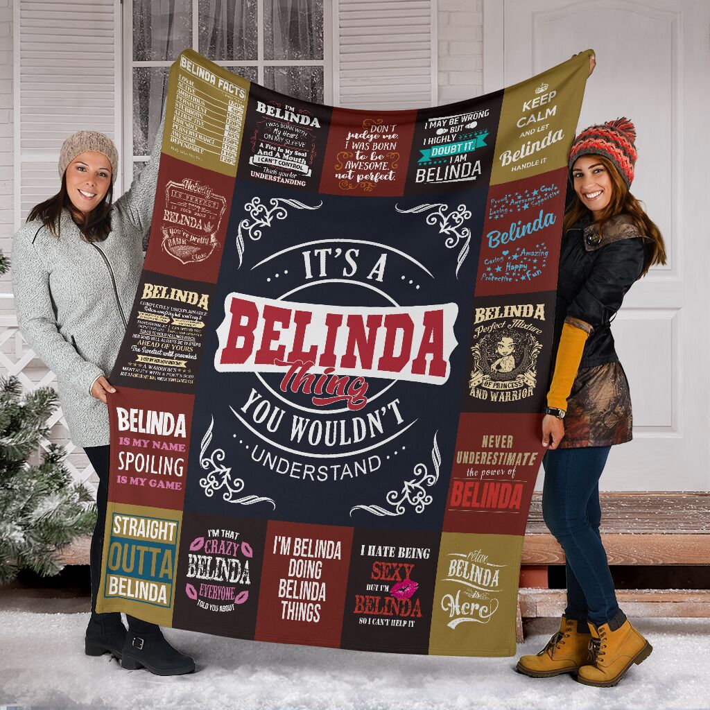 Belinda Premium Fleece Blanket