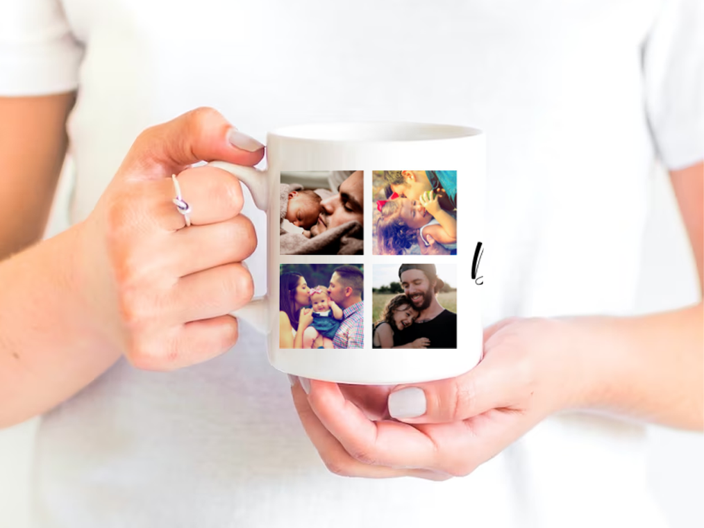 Best Daddy Ever Gift Photo Custom your text, Photo Personalized Mug Ceramic 11-15oz Coffee Tea Cup