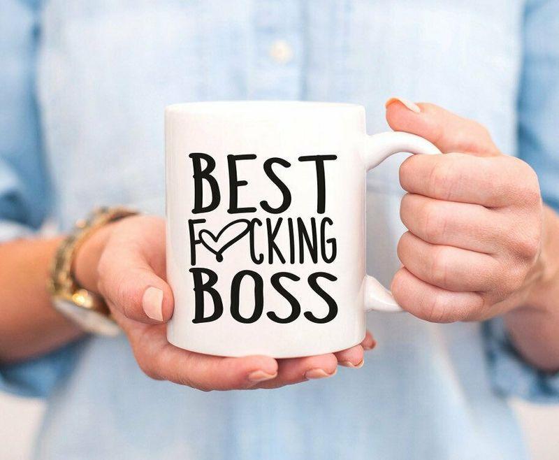 Best F*Cking Boss Mug White Ceramic 11-15oz Coffee Tea Cup