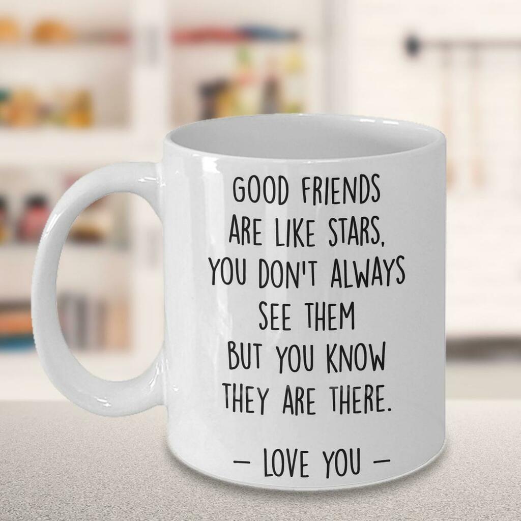 Best Friend Long Distance Friendship Moving Away Birthday Mug White Ceramic 11-15oz Coffee Tea Cup