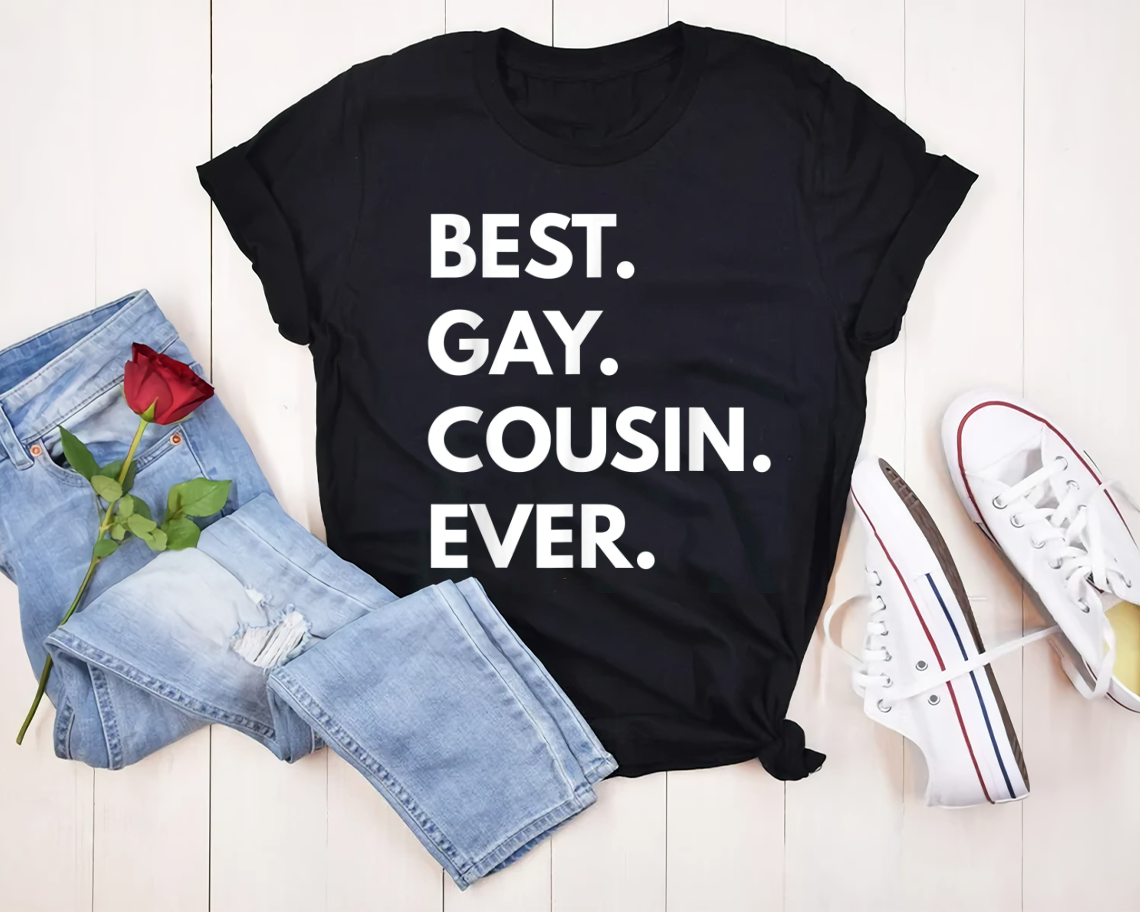 Best Gay Cousin Ever Lgbt Pride T-shirt Unisex S-6xl