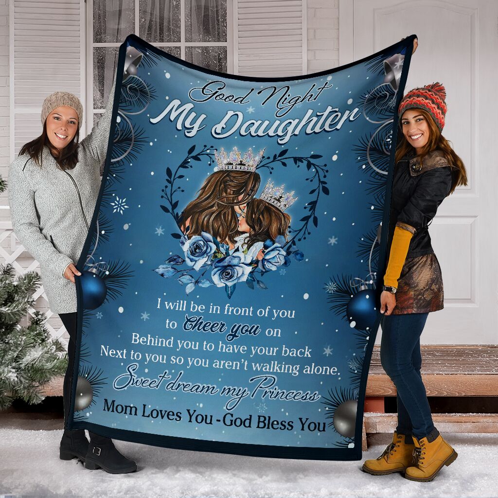 Best Gift My Daughter Fleece Blanket